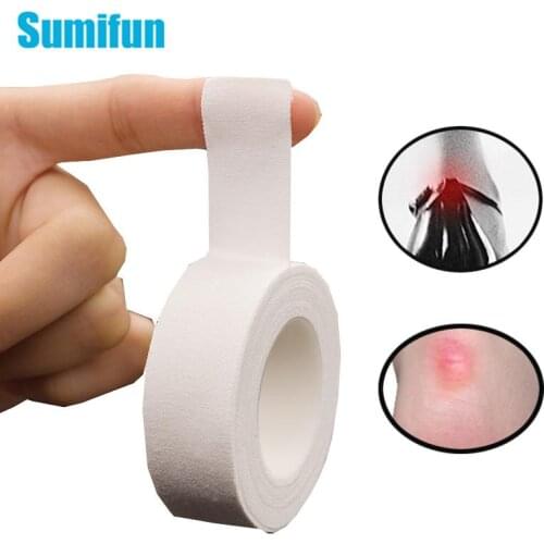 4 Rolls 2cm*500cm First Aid Bandage Foot Heel Pad Medical Rubber Plaster Tape Self-adhesive Breathable Elastic Wrap D1757
