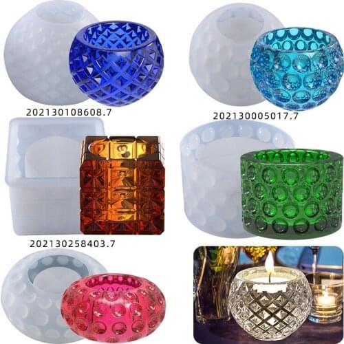 Pot Shape Silicone Molds DIY Handcraft Resin Casting Molds For Pen Storage Box Home Decor UV Epoxy Resin Tray Coaster Mold