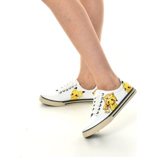 Special designDigital Print Colorful Patterned Womens Sports Shoes Classic Shoes Flat Camouflage Casual Shoes Fashion Yellow