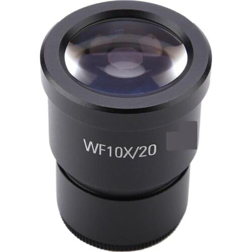 1pc WF10X/20 Wide Field Stereo Microscope Eyepiece Mounting Size 30mm Stereo Microscope Eyepiece