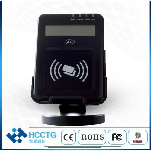 Three ISO 7816 Compliant SAM Slots Visual Vantage USB NFC Smart Card Reader with free SDK- ACR1222L