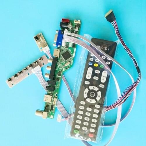 VGA USB AV WLED 60Hz LVDS display 40 Pin 1920*1080 for LP156WF1/LP156WF2/LP156WF4 matrix universal drive control board kit