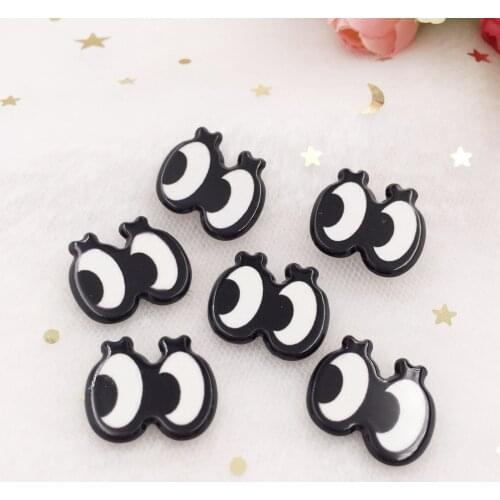 Expression Mini Cute eye Flatback Acrylic Sheet Miniature Pattern DIY Scrapbook BB clips Accessories DIY Craft Supplies SF709