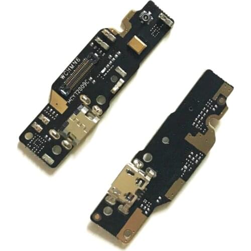 50pcs USB Charging Dock Port Charger Board Flex Cable Phone Parts with Microphone For Redmi Note 6 Pro