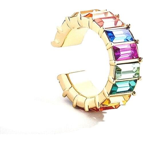 1@# Fashion C Shape Clip on Earrings Ear Cuff Non Pierced Earrings Nose Ring New Fashion Women Earrings Punk Rock Earcuff