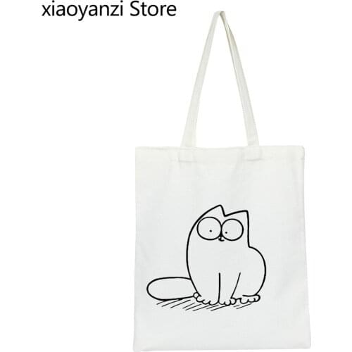 2021 Lovely Print Funny Women Lady Handbag Fashion Casual Eco Reusable Large Tote Shopper Bags Students Book Bag Shoulder Bag
