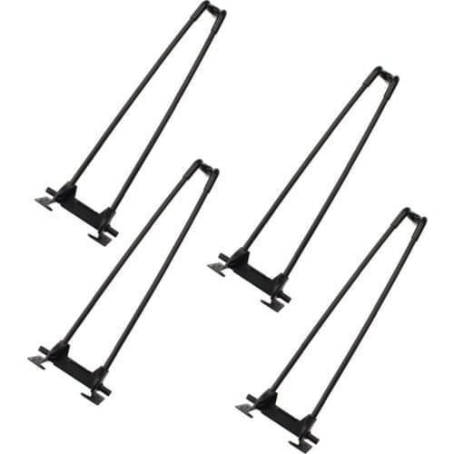 4Pcs 14" Heavy Duty Hairpin Laptop Desk Foldable Legs Folding Coffee Table Legs Dropshipping