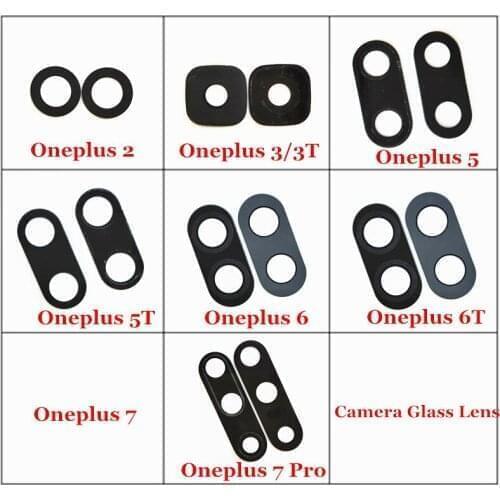 50x New Rear Back Camera Glass Lens with Glue Sticker for Oneplus 2 3 3T 5 5T 6 6T 7 Pro