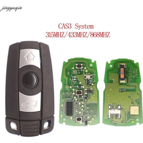 Jingyuqin Remote Car Smart Key 315/868MHZ ID46 Chip For BMW 1/3/5/7 Series CAS3 X5 X6 Z4 Car Keyless Control Transmitter