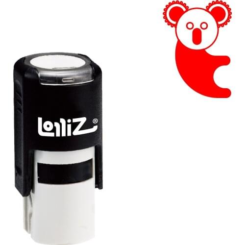 LolliZ Biomorphic Animal Symbol Series Design #48 Self-Inking Rubber Stamp