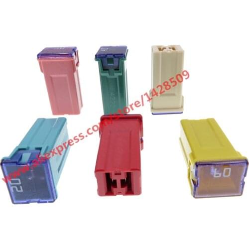 10 Pcs JT PEC Fuse Box Electrical Fuse For Buick Mazda Suzuki Chevrolet Ford BYD 20A 25A 30A 40A 50A 60A
