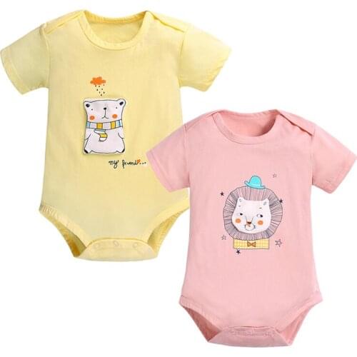 Baby Bodysuit Newborn Boy Girl Clothes Overalls Infant Roupas Baby Jumpsuit Costume 2PCs/Lot Cotton Long Sleeve Toddler Clothing