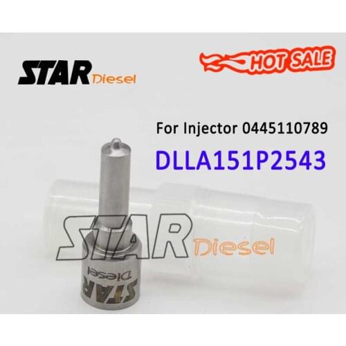 DLLA151P2543 Auto Nozzle Parts DLLA 151 P 2543 Diesel Injector Nozzles DLLA 151P 2543 For Euro 3 Euro 4 Injection 0445110789