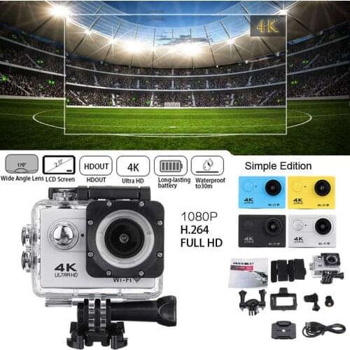 Action Camera Ultra Hd 4k 30m Wifi 2.0 170d Screen 1080p Underwater Waterproof Sport Camera Go Extreme Pro Cam Video Camcorder