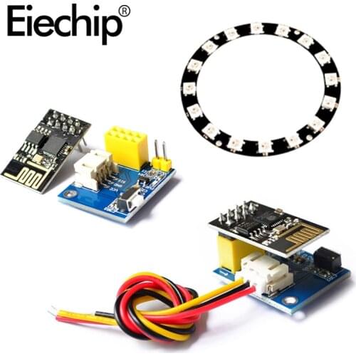 ESP8266 ESP-01 Wireless WIFI Module, WS2812 RGB LED Lamp Panel Controller Module for Arduino DIY electronics LED display kit