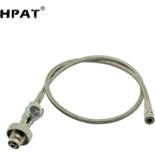 HPAT HPA High Pressure Air Scuba Din Fill Station Adapter with 36" Stainless Whip