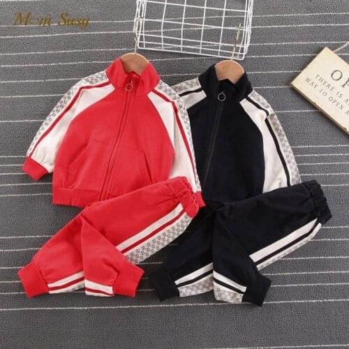Baby Girl Boy Cotton Clothes Set Jacket+Pant 2PCS Infant Toddler Child Tracksuit Spring Autumn Outfit Baby Clothes Suit 1-5Y