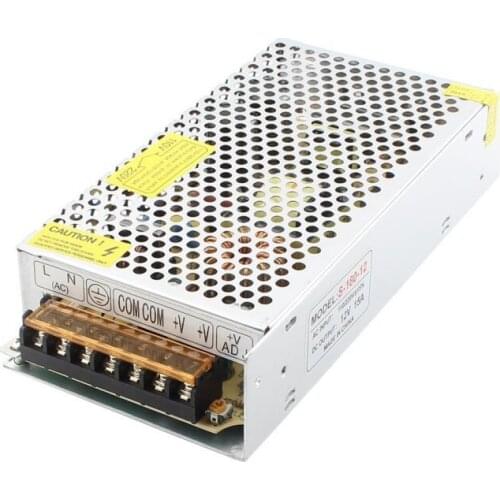 New S-180-12 LED Strip Light Display Switch Power Supply DC 12V 15A 180W