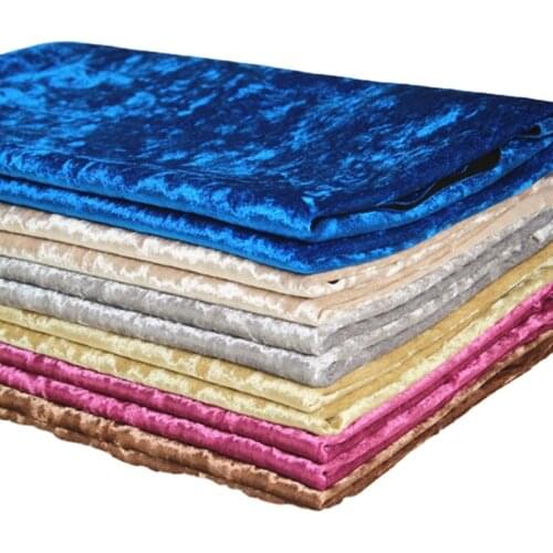 Wide 59" Upholstery Ice Velvet Sofa Fabric Soft FlannelHard Bag Background Cushion Tablecloth Wedding Background Material