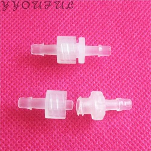 100sets inkjet printer ink tube connector single ways 4X3MM 5X3MM 6X4MM Infinity Challenger Allwin Myjet Wit-color tube clips