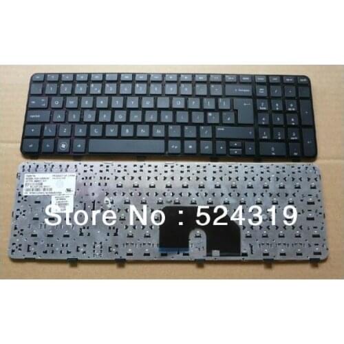 100% New Laptop Keyboard for HP DV6-6000 6101TX 6151TX 6153TX 6100 Keyboard US Layout With Frame Big "enter"