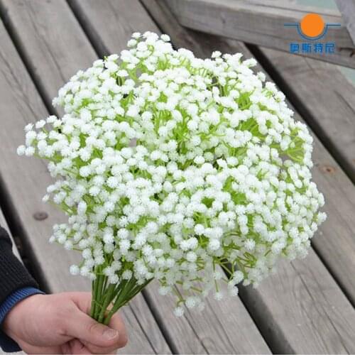 28cm&60cm 5pcs artificial baby breath flower bouquets&baby breath flower Bunches&artificial babysbreath bouquests bunches