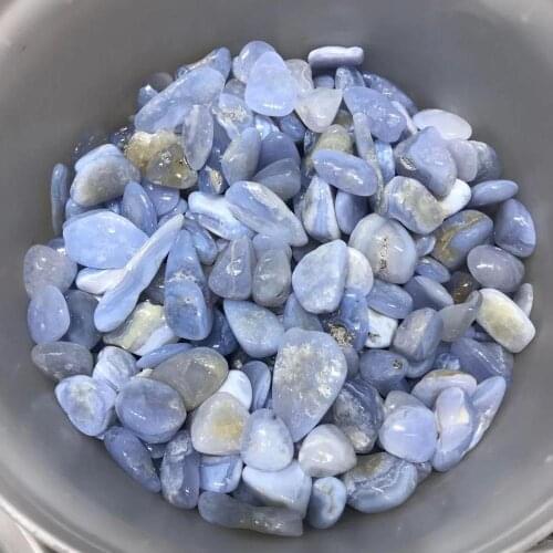 500g/Bag Larimar Quartz Crystal Stone Rock Gravel Natural Tumble Stones Minerals For Fish Tank Aquarium Garden Decoration