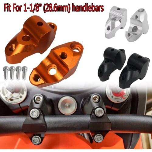 For KTM 1050 1090 1190 1290 ADV Adventure Super R/S/T Super Duke GT SMC Motor Handlebar Riser Up Back Move 28mm Adapter Raiser