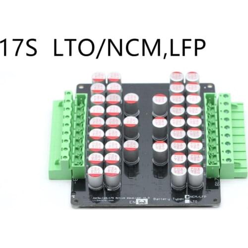 5A Active Equalizer Balancer 17SLifepo4 Lithium Lipo LTO Battery Energy active equalization module Fit Capacitor Flying capacity