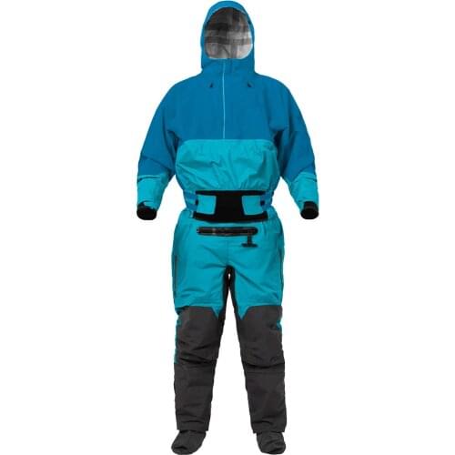 Drysuit for Men Dry suits Latex Cuff and Splash Collar Flatwater Paddling, Ocean Paddling, River Paddling DM27