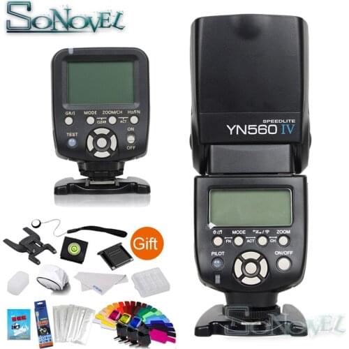 Yongnuo YN-560IV LCD display Wireless Camera flash with YN-560TX-N Wireless controller trigger for Nikon D500 D4 D5 SLR cameras