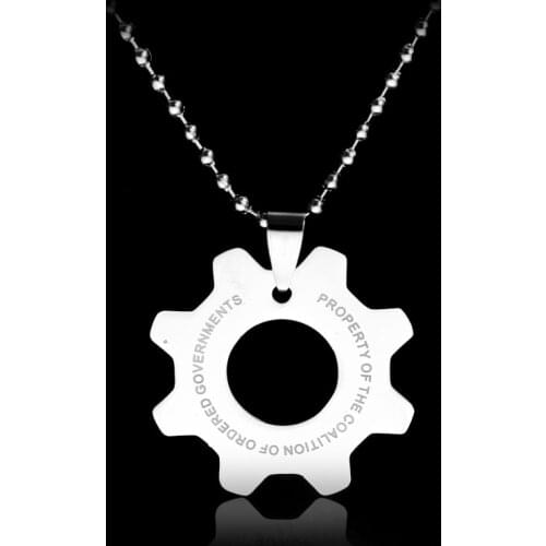 Dongsheng Hot Sale War Machine Necklace stainless steel Reaction furnace Necklace For Men Women Fans Necklace -30