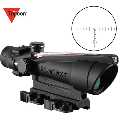 Trijicon Acog 5x35 Fiber Bezienswaardigheden Optics Tactische Bezienswaardigheden Richtkijker Cross De Jager Jacht Llluminating