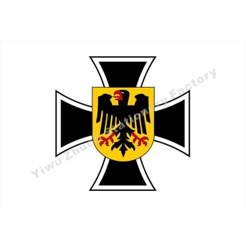 Germany Eagle-D Flag 150X90cm (3x5FT) 120g 100D Polyester Double Stitched High Quality Banner Free Shipping