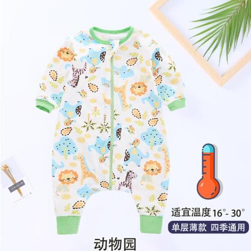 New Cheap Baby Cotton Breathable Sleeping Bag For Summer Spring Autumn, Toddler Kids Pajamas Newborn Jumpsuit, saco de dormir