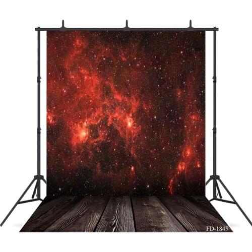Starry Sky Photography Backdrops Wooden Floor Photo Background 3D Vinyl Cloth Computer Printed for Photo Studio Photo Shootings