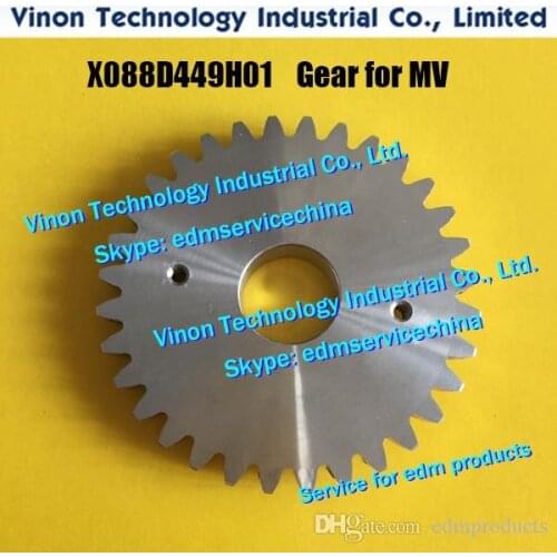 X088D449H01 edm MV Gear 85x22x13tmm Feed section for Roller M411,M412 for Mitsubishi DWC-MV machine DCC77A,DCC7700,X088-D449-H01