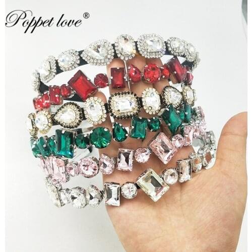 2019 New Arrival Charming white Crystal Bridal Tiara Crowns Magnificent Rhinestone Diadem for Princess Wedding Hair Accessories