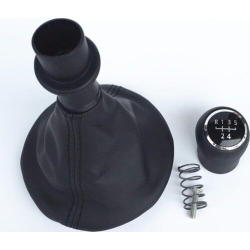 5/6 Speed Gear Stick Shift Knob & Gator Boot Cover Case For VW /Volkswagen Transporter T5 T5.1 T6 Gp 2003-2015