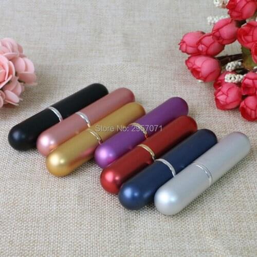 5ml Mini Portable Travel Refillable Perfume Atomizer Bottle for Spray Scent Pump Case Empty Luxury Perfume Bottles 100pcs/lot