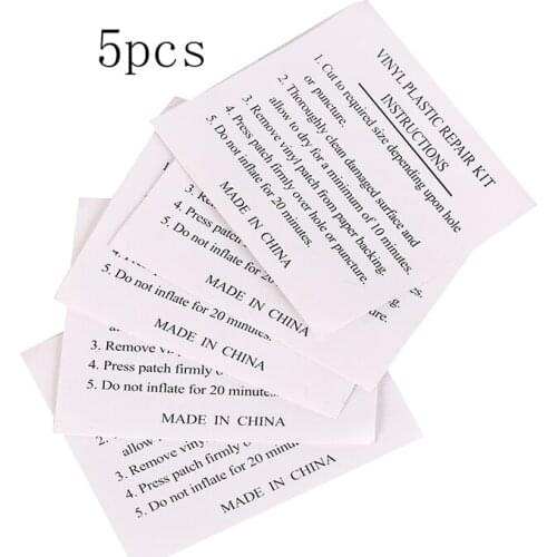 5Pcs/set PVC Puncture Repair Adhesive Patch For Inflatable Toy Swimming Pools Float Air Bed Dinghies Circular Patches