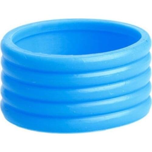 50% Hot Sale 5 Pcs Sport Racket Handle Rubber Ring Stretchy Tennis Racquet Band Overgrips Tennis Sports Accessories