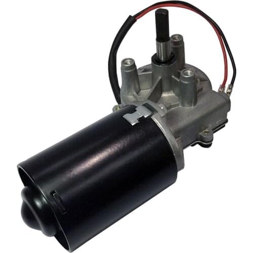 Worm gear worm motor 30 watt 12v 24v DC geared motor 60 kg torque all metal copper turbine