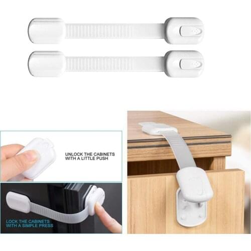 Baby Safety Cabinet Locks Child Proof Security Protector Drawer Cabinet Locks Adjustable Door Window Cupboard Kids Safety Lock