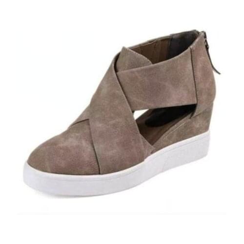 Women Faux Suede Casual Shoes New Spring Fashion Girls Students Shoes Flat Breathable Comfortable Sneakers yuj7