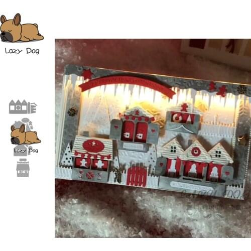 House Series Metal Cutting Dies Scrapbooking Stencil DIY Decorative Craft Embossing Die Cuts Card Making New Dies For 2019