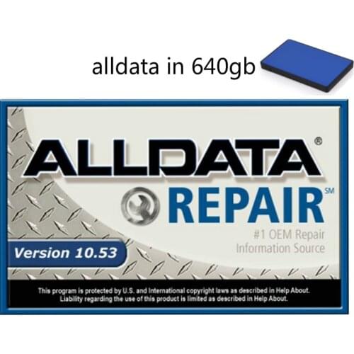 2021 Alldata Auto Repair Software 10.53v All Data Software With Tech Support For Automotive Cars And Trucks In 640Gb Hdd