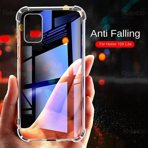 For Huawei honor 10 lite ShockProof Soft Cases for Huawei honor 8X 8C honor 10X lite honor9X global Airbag Cover