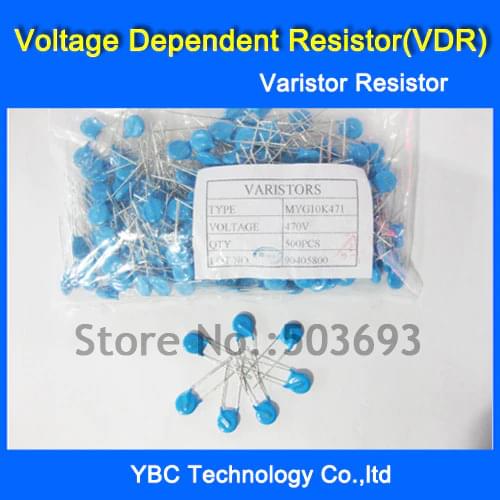 Free Shipping 100pcs/lot Voltage Dependent Resistor VDR 07D431K 07D-431K Varistor Resistor