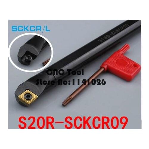 S20R-SCKCR09/ S20R-SCKCL09 Boring Bar,Internal turning tool,CNC turning tool holder,Lathe cutting tool, for CCMT09T304/08 Insert